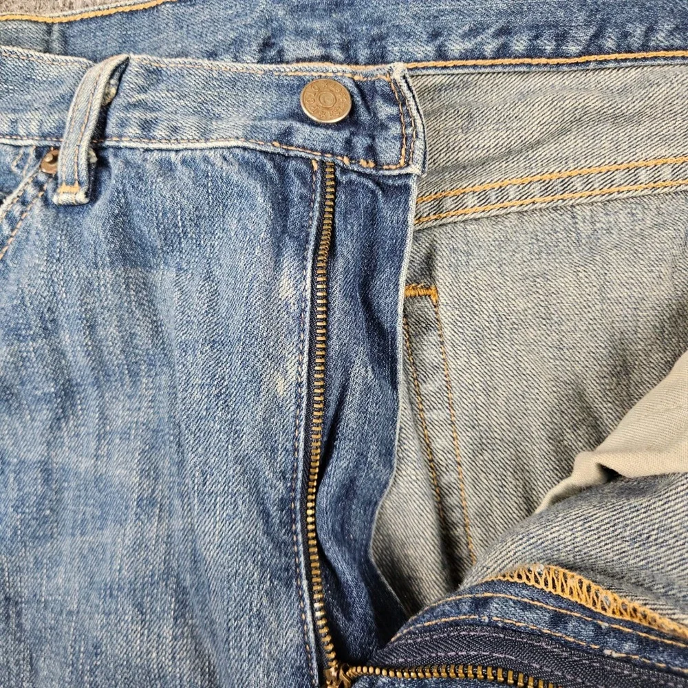 Polo Ralph Lauren Mens Straight Leg Jeans Medium Wash Blue Denim 34x32 RN41381
